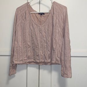 Freshman 1996 Large Pink Off The Shoulder Sweater